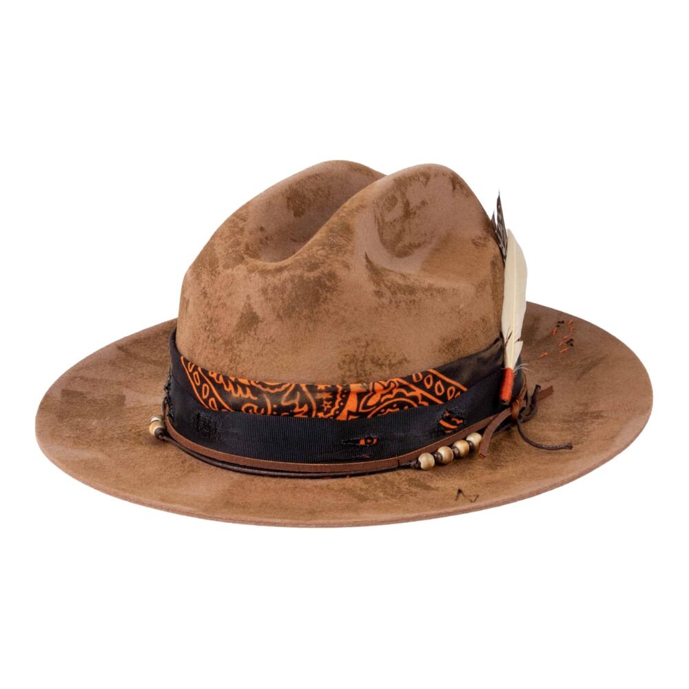 7557 Vintage Short Brim Fedora Hats 100% Wool Firm Felt Hat Panama Gambler
